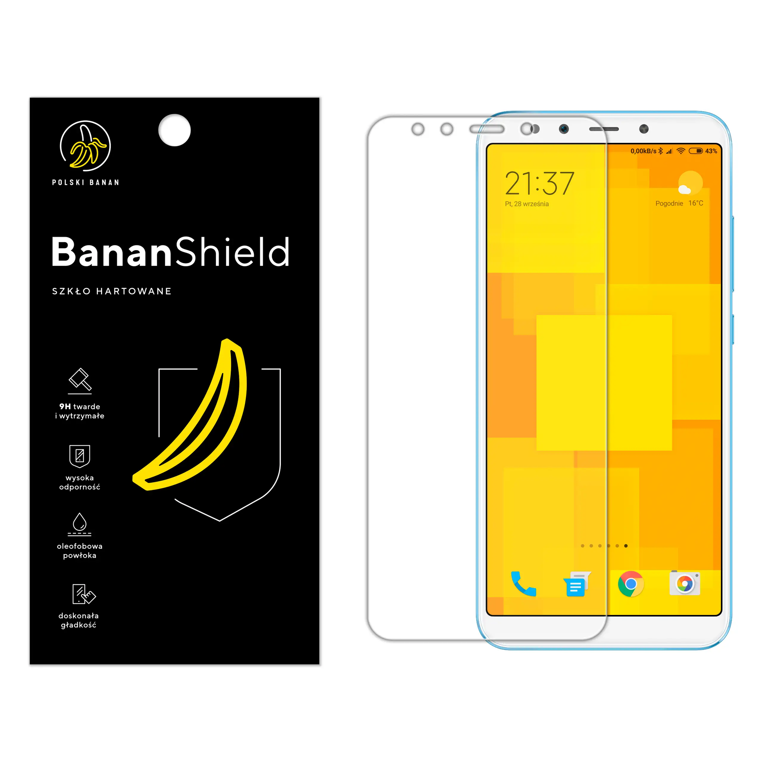 Szkło hartowane Polski Banan BananShield do Xiaomi Mi 6X / Mi A2